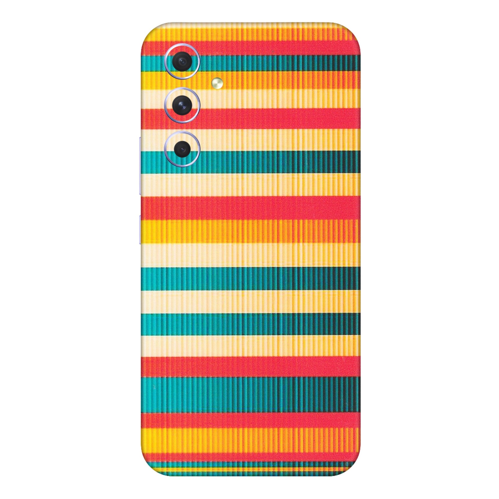 Samsung A/S Series Phone Skins (All Models) - Colourful Stripes Soothing Effect - Matte Finish (M-86) Samsung Galaxy A54 (5G)