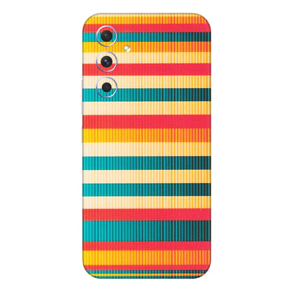 Samsung A/S Series Phone Skins (All Models) - Colourful Stripes Soothing Effect - Matte Finish (M-86) Samsung Galaxy A54 (5G)