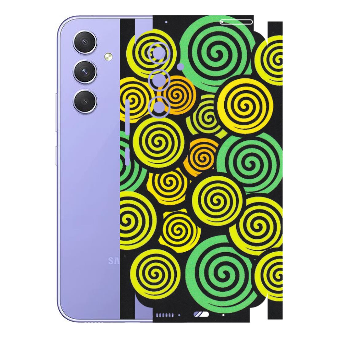 Samsung A/S Series Phone Skins (All Models) - Crazy Spiral - Matte Finish (M-91) Samsung Galaxy A54 (5G)