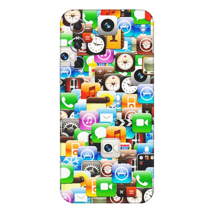 Samsung A/S Series Phone Skins (All Models) - All Apple Icons - Matte Finish (M-93) Samsung Galaxy A54 (5G)