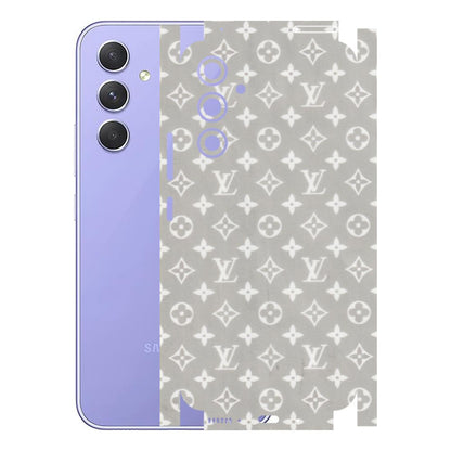 Samsung A/S Series Phone Skins (All Models) - Luxury Brands Logo - Transparent Finish (T-07) Samsung Galaxy A54 (5G)