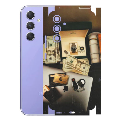 Samsung A/S Series Phone Skins (All Models) - Luxury Lifestyle - Transparent Finish (T-11) Samsung Galaxy A54 (5G)
