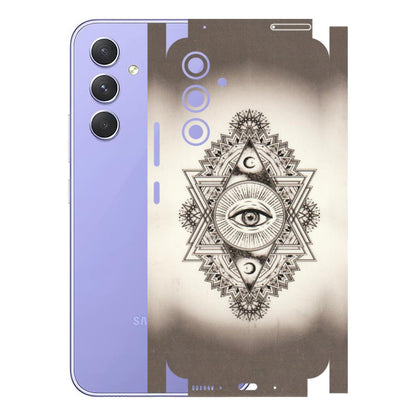 Samsung A/S Series Phone Skins (All Models) - Illuminati Great Eye - Transparent Finish (T-14) Samsung Galaxy A54 (5G)