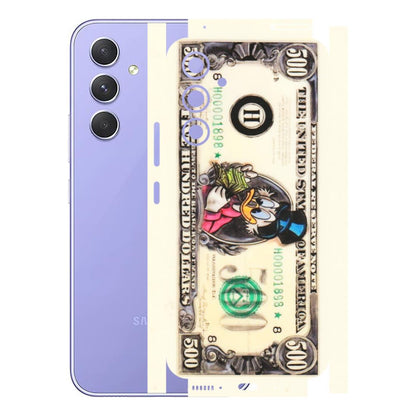 Samsung A/S Series Phone Skins (All Models) - Five Hundred Dollar Duck - Transparent Finish (T-15) Samsung Galaxy A54 (5G)