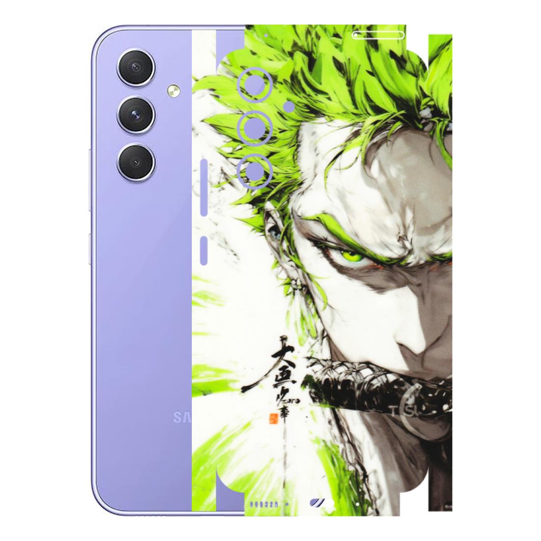 Samsung A/S Series Phone Skins (All Models) - Roro Taku Anime - Transparent Finish (T-18) Samsung Galaxy A54 (5G)