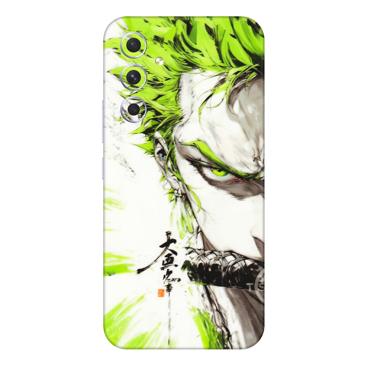 Samsung A/S Series Phone Skins (All Models) - Roro Taku Anime - Transparent Finish (T-18) Samsung Galaxy A54 (5G)
