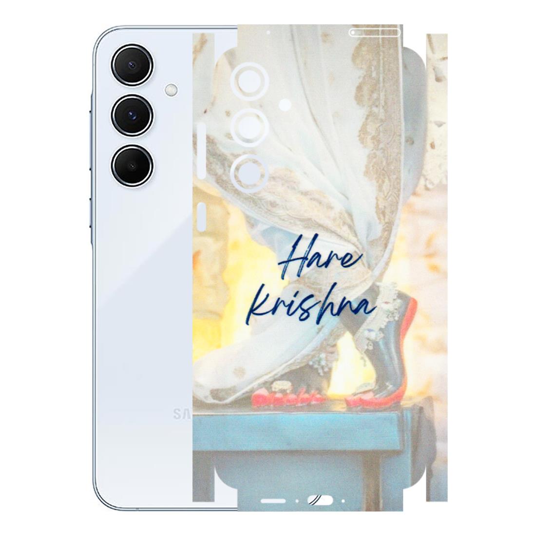 Samsung A/S Series Phone Skins (All Models) - Hare Krishna - 3D Embossed Finish (L-03) Samsung Galaxy A55 (5G)