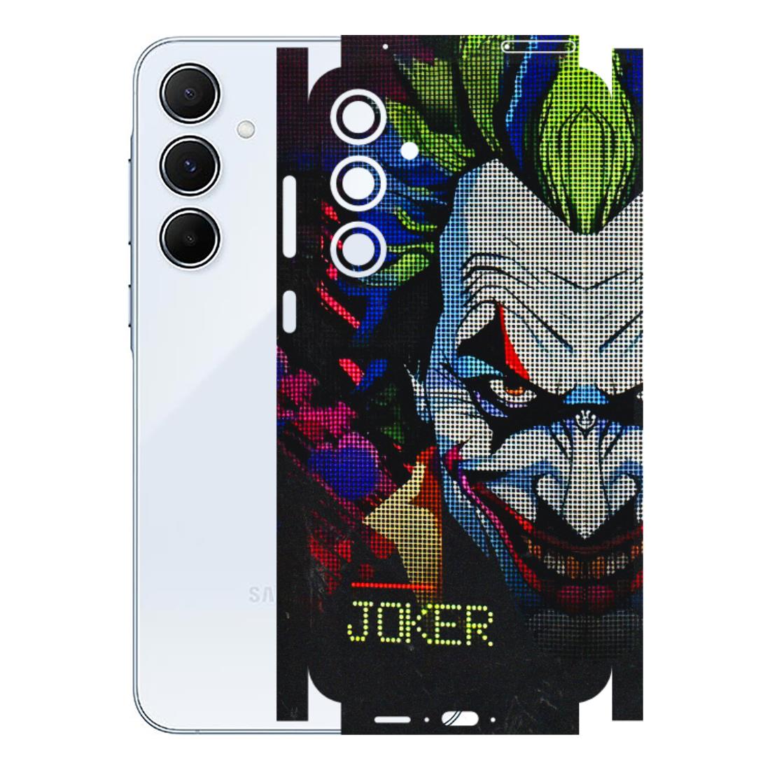 Samsung A/S Series Phone Skins (All Models) - Joker Dot Matrix - 3D Embossed Finish (L-08) Samsung Galaxy A55 (5G)