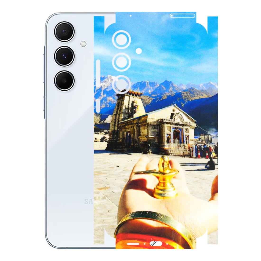 Samsung A/S Series Phone Skins (All Models) - Beauty of Kedarnath - 3D Embossed Finish (L-108) Samsung Galaxy A55 (5G)