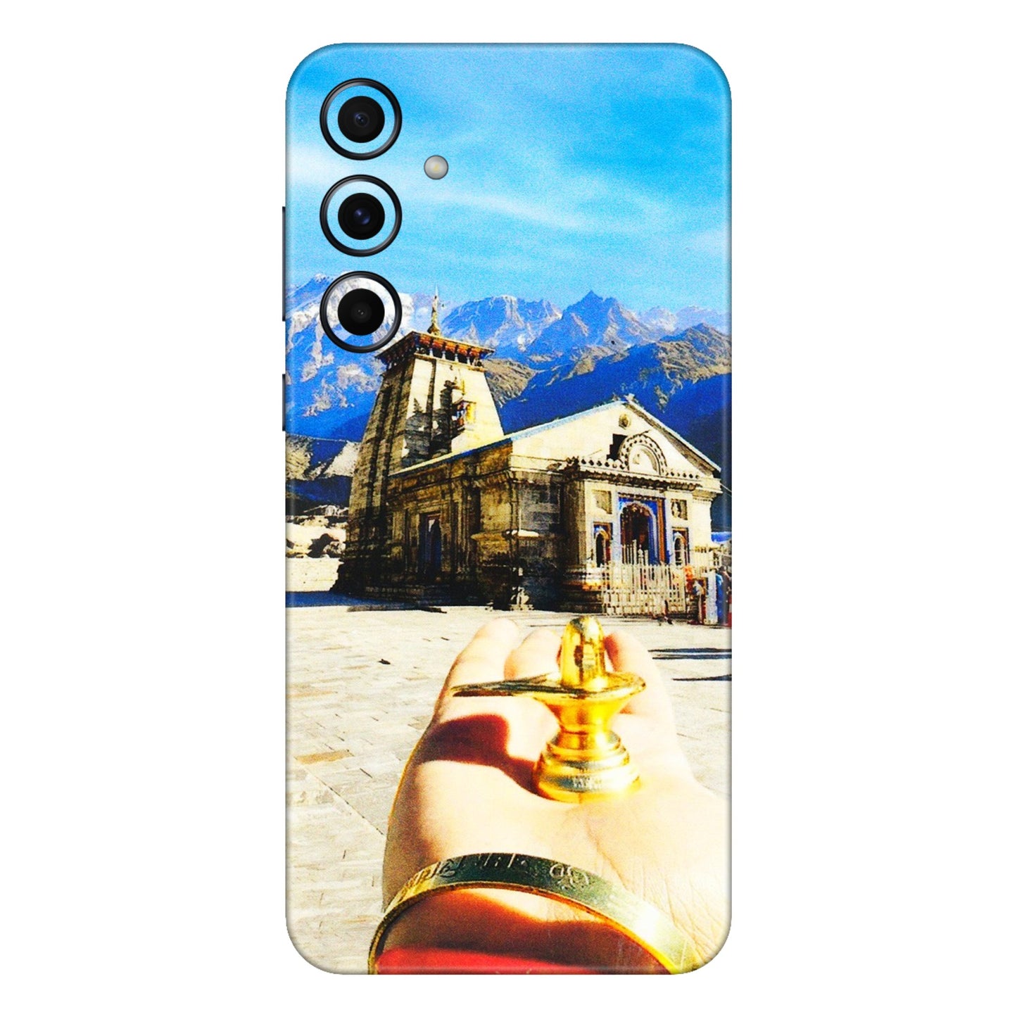 Samsung A/S Series Phone Skins (All Models) - Beauty of Kedarnath - 3D Embossed Finish (L-108) Samsung Galaxy A55 (5G)