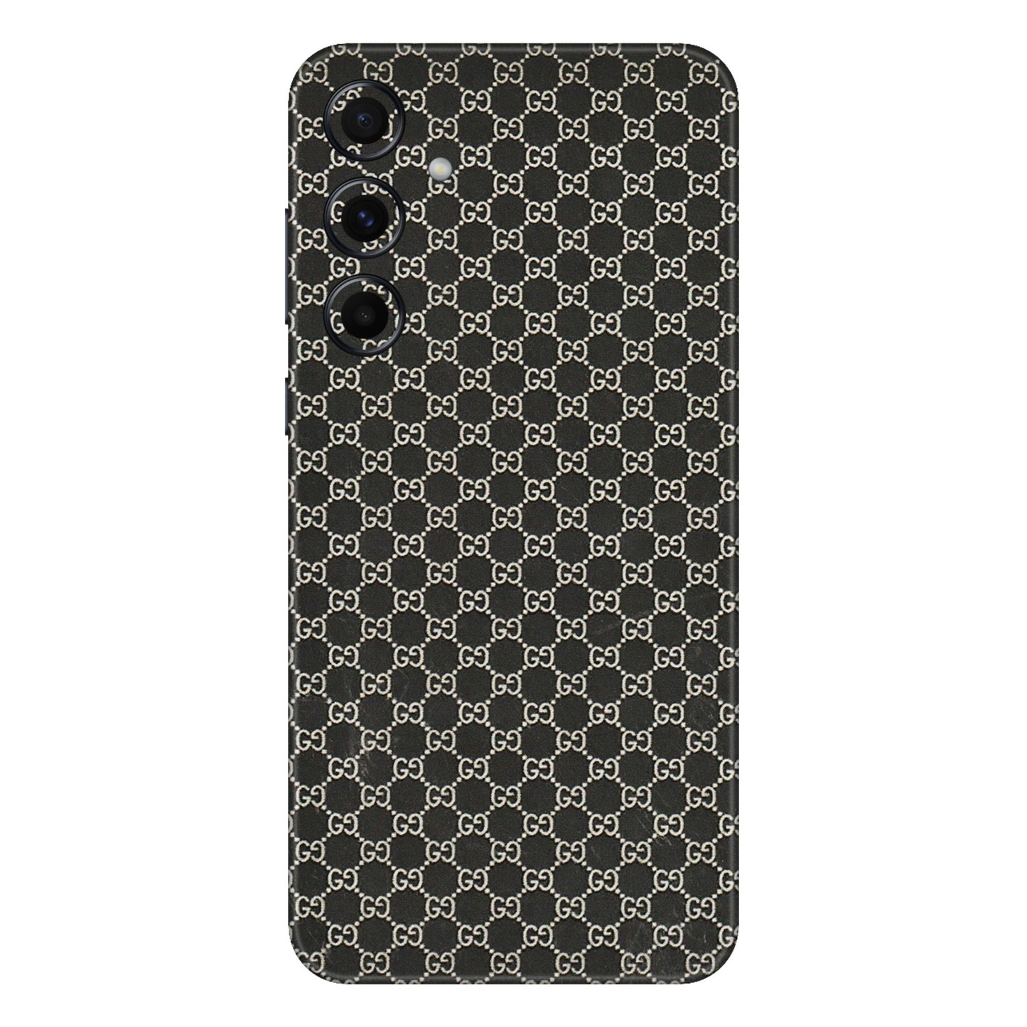 Samsung A/S Series Phone Skins (All Models) - Black G Print - 3D Embossed Finish (L-109) Samsung Galaxy A55 (5G)