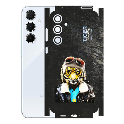 Samsung A/S Series Phone Skins (All Models) - Rider Tiger - 3D Embossed Finish (L-113) Samsung Galaxy A55 (5G)