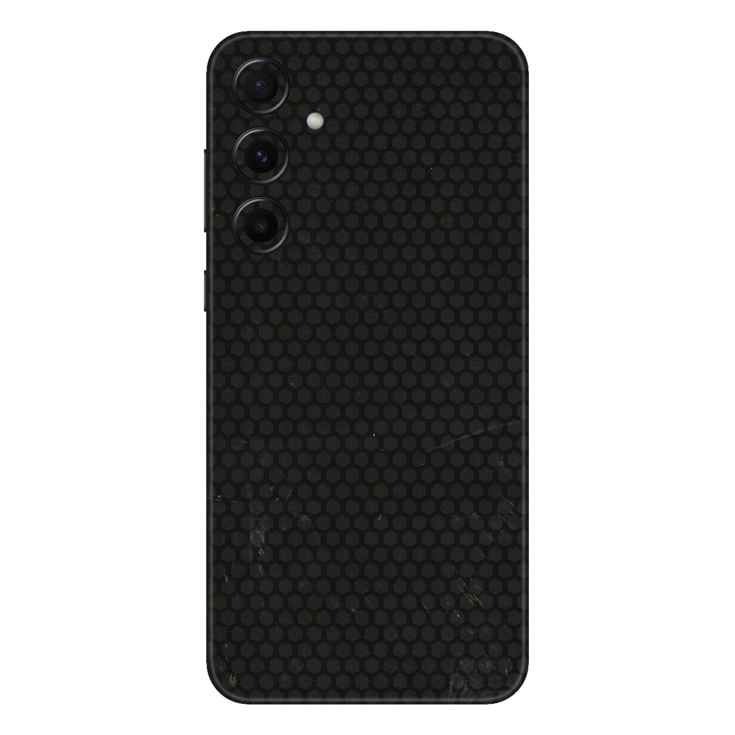 Samsung A/S Series Phone Skins (All Models) - Black honeycomb - 3D Embossed Finish (L-114) Samsung Galaxy A55 (5G)