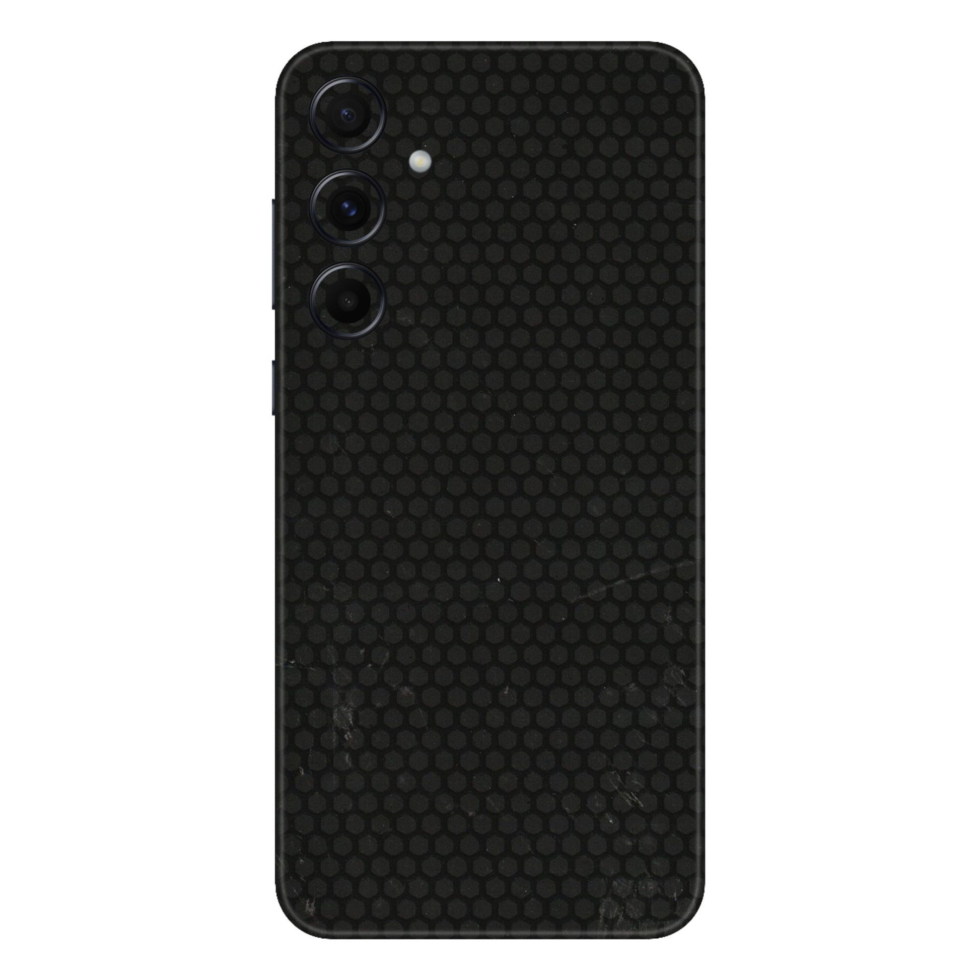 Samsung A/S Series Phone Skins (All Models) - Black honeycomb - 3D Embossed Finish (L-114) Samsung Galaxy A55 (5G)