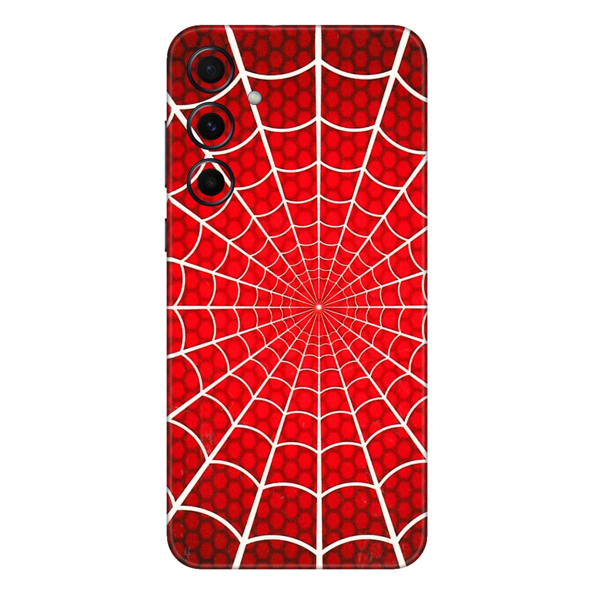 Samsung A/S Series Phone Skins (All Models) - Classic Spidey Web - 3D Embossed Finish (L-115) Samsung Galaxy A55 (5G)