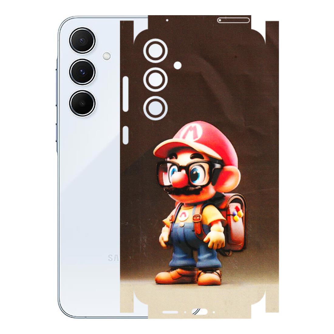 Samsung A/S Series Phone Skins (All Models) - Little Mario - 3D Embossed Finish (L-119) Samsung Galaxy A55 (5G)