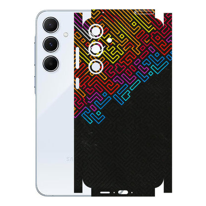 Samsung A/S Series Phone Skins (All Models) - Dotme Pattern Art - 3D Embossed Finish (L-121) Samsung Galaxy A55 (5G)
