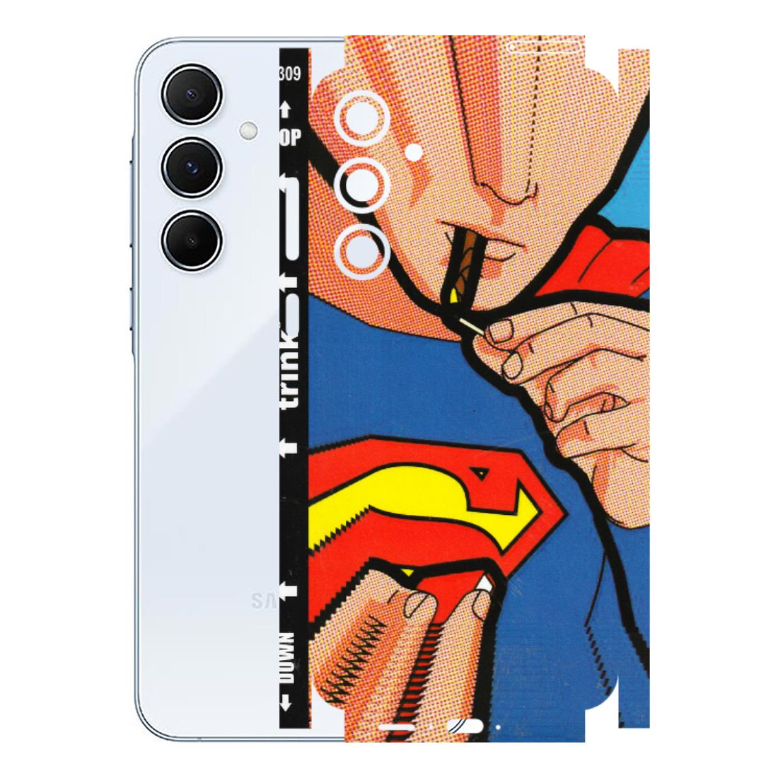 Samsung A/S Series Phone Skins (All Models) - Superman Sutta - 3D Embossed Finish (L-130) Samsung Galaxy A55 (5G)