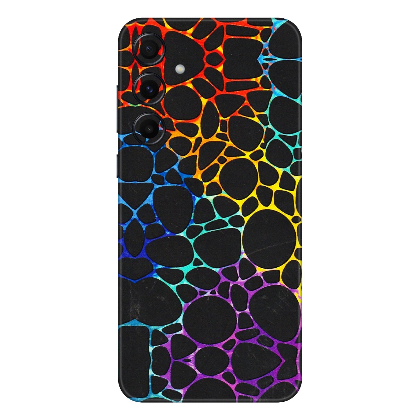 Samsung A/S Series Phone Skins (All Models) - Abstract Art MultiColour - 3D Embossed Finish (L-133) Samsung Galaxy A55 (5G)
