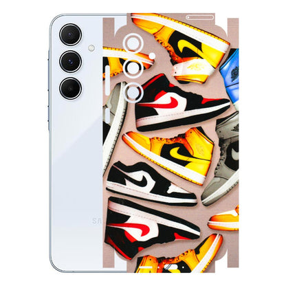 Samsung A/S Series Phone Skins (All Models) - Sneaker Lover - 3D Embossed Finish (L-135) Samsung Galaxy A55 (5G)