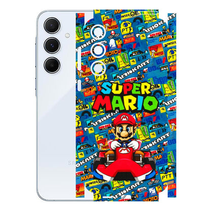 Samsung A/S Series Phone Skins (All Models) - Super Mario Kart - 3D Embossed Finish (L-140) Samsung Galaxy A55 (5G)