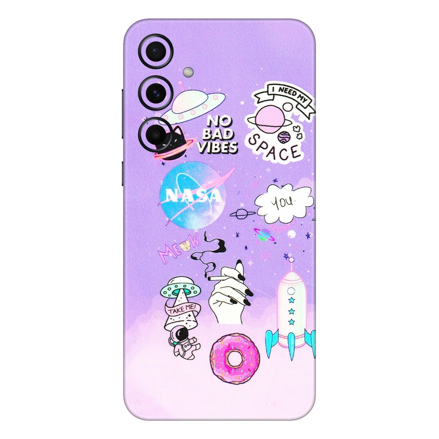 Samsung A/S Series Phone Skins (All Models) - I Need My Nasa Skin - 3D Embossed Finish (L-149) Samsung Galaxy A55 (5G)