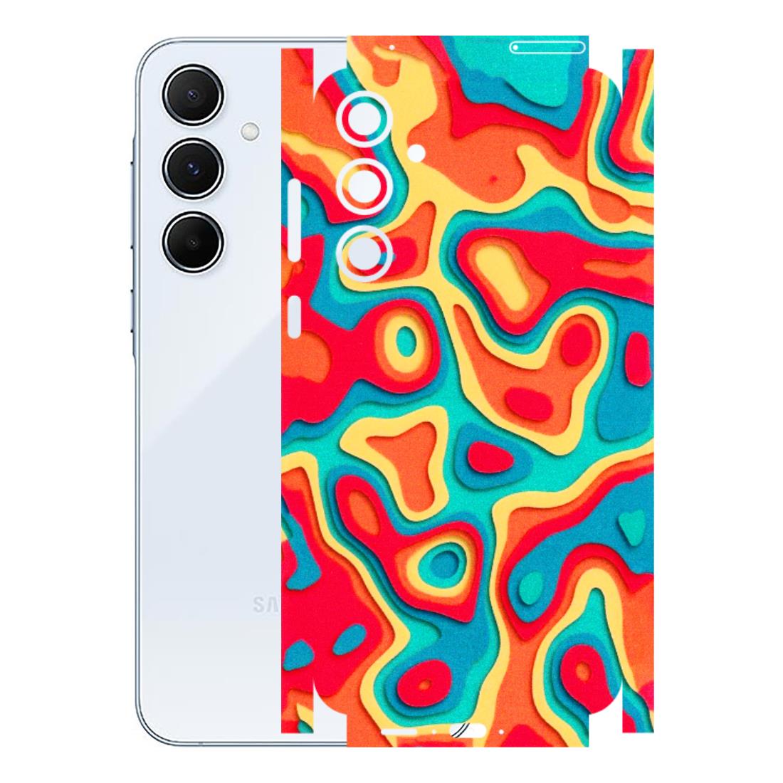 Samsung A/S Series Phone Skins (All Models) - Abstract Swirl - 3D Embossed Finish (L-150) Samsung Galaxy A55 (5G)