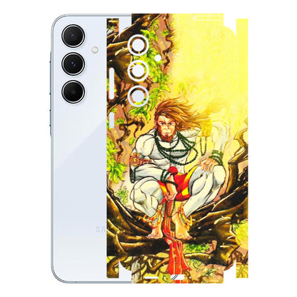 Samsung A/S Series Phone Skins (All Models) - Lord Hanuman - 3D Embossed Finish (L-152) Samsung Galaxy A55 (5G)