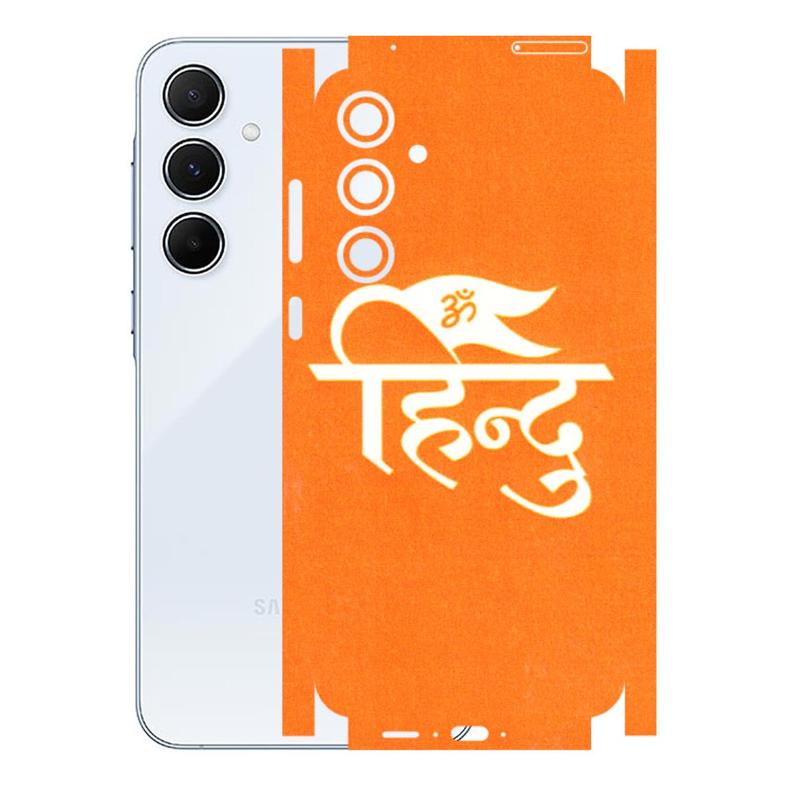 Samsung A/S Series Phone Skins (All Models) - Hindu Kesari - 3D Embossed Finish (L-154) Samsung Galaxy A55 (5G)