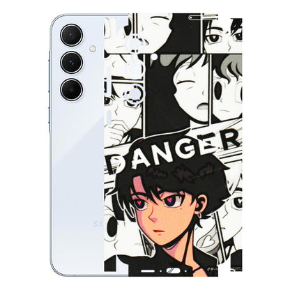 Samsung A/S Series Phone Skins (All Models) - Danger Anime - 3D Embossed Finish (L-155) Samsung Galaxy A55 (5G)