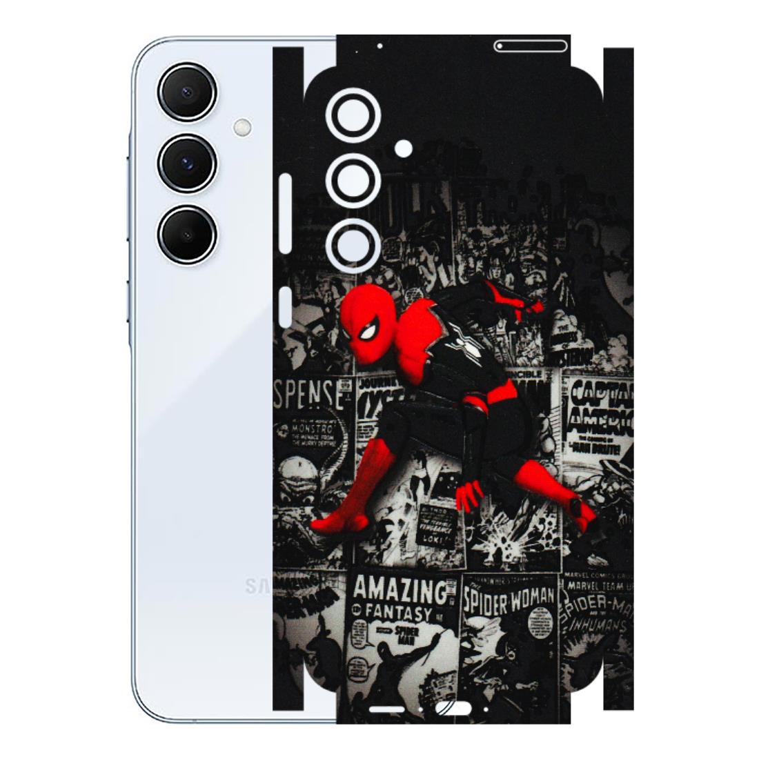 Samsung A/S Series Phone Skins (All Models) - SpiderMan New - 3D Embossed Finish (L-162) Samsung Galaxy A55 (5G)