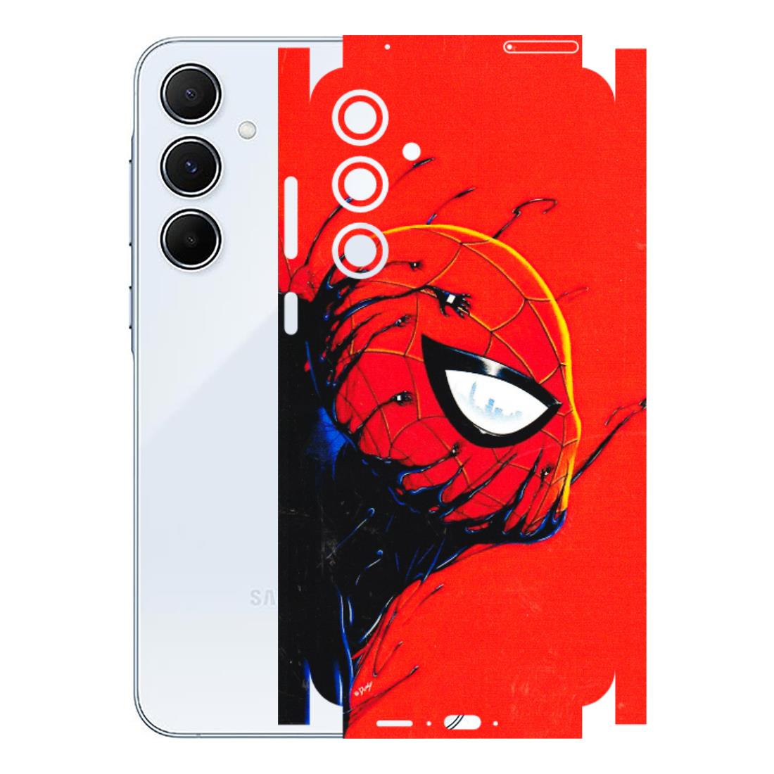 Samsung A/S Series Phone Skins (All Models) - Spiderman Face Venom - 3D Embossed Finish (L-165) Samsung Galaxy A55 (5G)