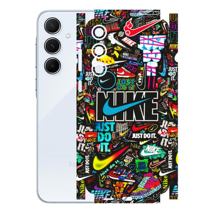 Samsung A/S Series Phone Skins (All Models) - Just Do It Doodles - 3D Embossed Finish (L-166) Samsung Galaxy A55 (5G)