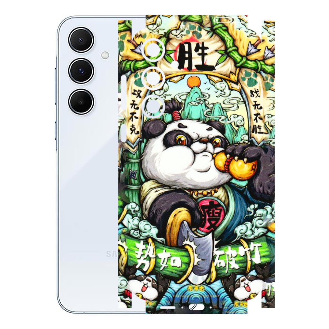 Samsung A/S Series Phone Skins (All Models) - Royal Rich Panda - 3D Embossed Finish (L-170) Samsung Galaxy A55 (5G)