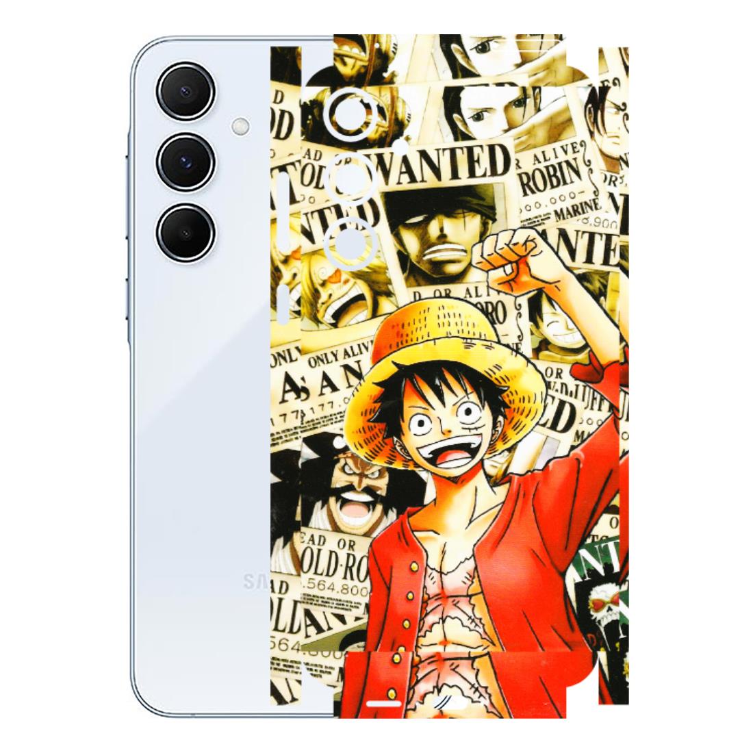 Samsung A/S Series Phone Skins (All Models) - Luffy Anime - 3D Embossed Finish (L-177) Samsung Galaxy A55 (5G)