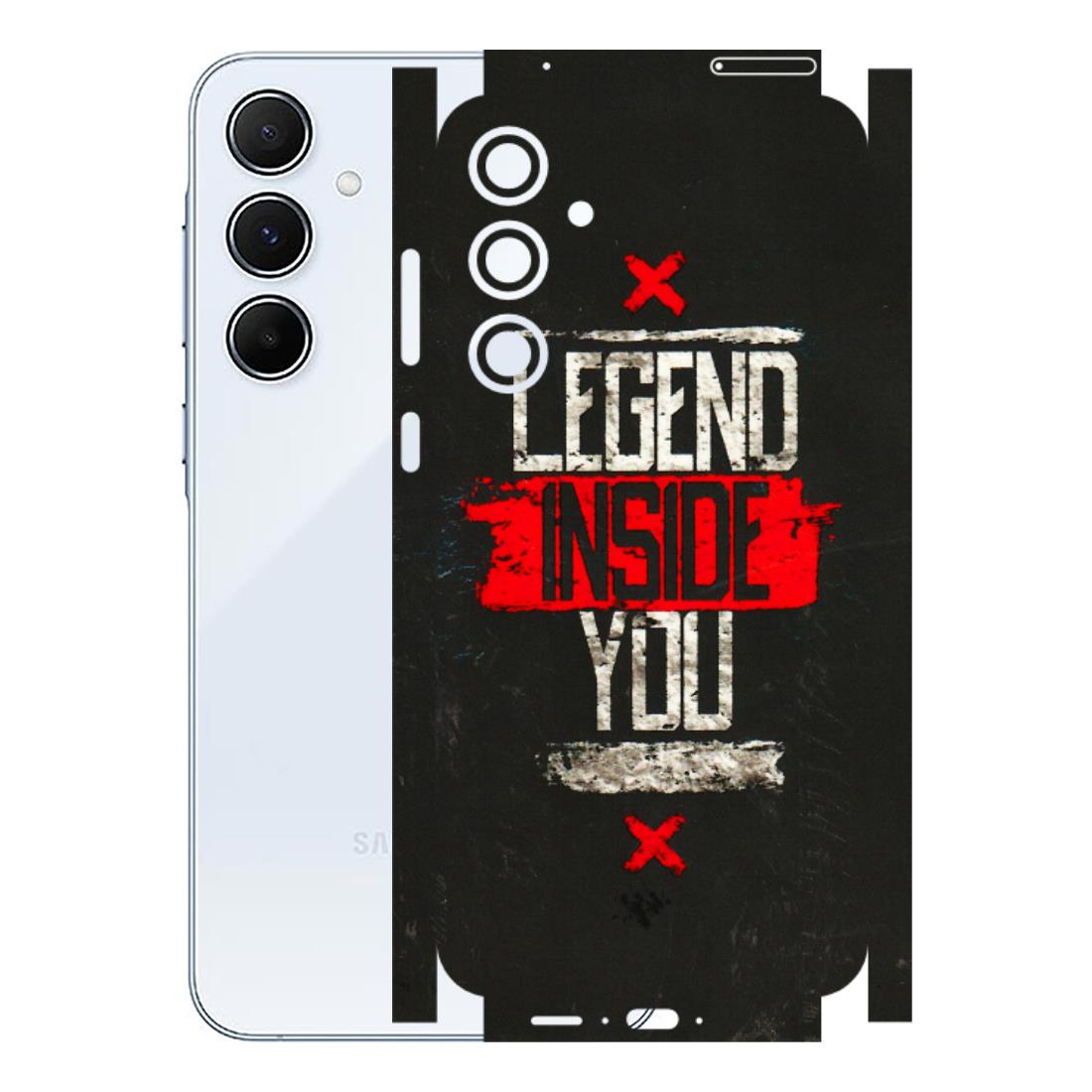 Samsung A/S Series Phone Skins (All Models) - Legend Inside You - 3D Embossed Finish (L-186) Samsung Galaxy A55 (5G)
