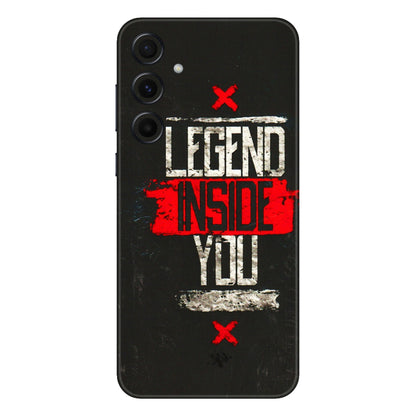 Samsung A/S Series Phone Skins (All Models) - Legend Inside You - 3D Embossed Finish (L-186) Samsung Galaxy A55 (5G)
