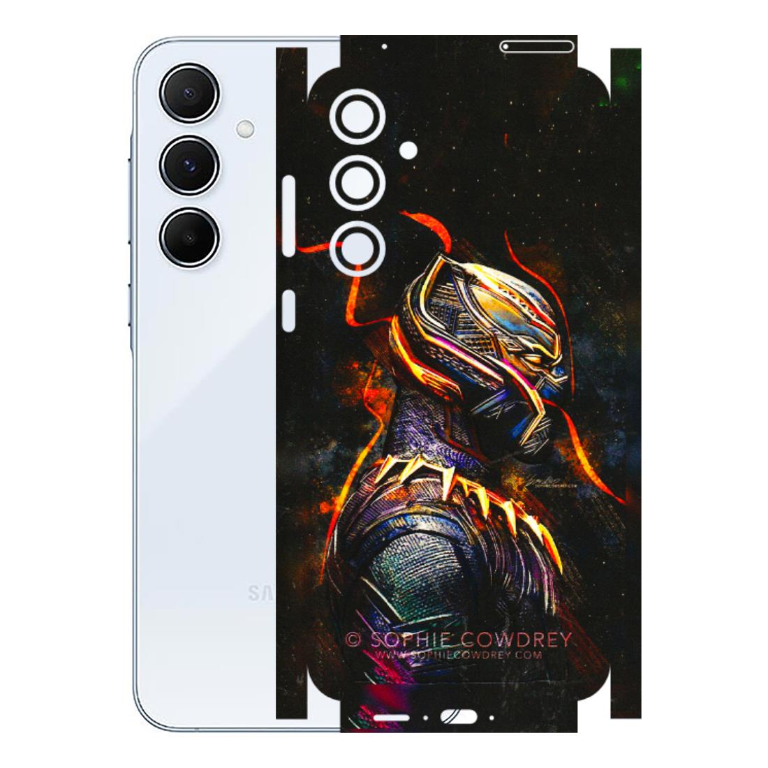 Samsung A/S Series Phone Skins (All Models) - Black Panther - 3D Embossed Finish (L-190) Samsung Galaxy A55 (5G)