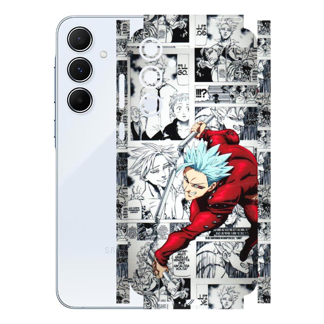 Samsung A/S Series Phone Skins (All Models) - Anime Comic - 3D Embossed Finish (L-192) Samsung Galaxy A55 (5G)