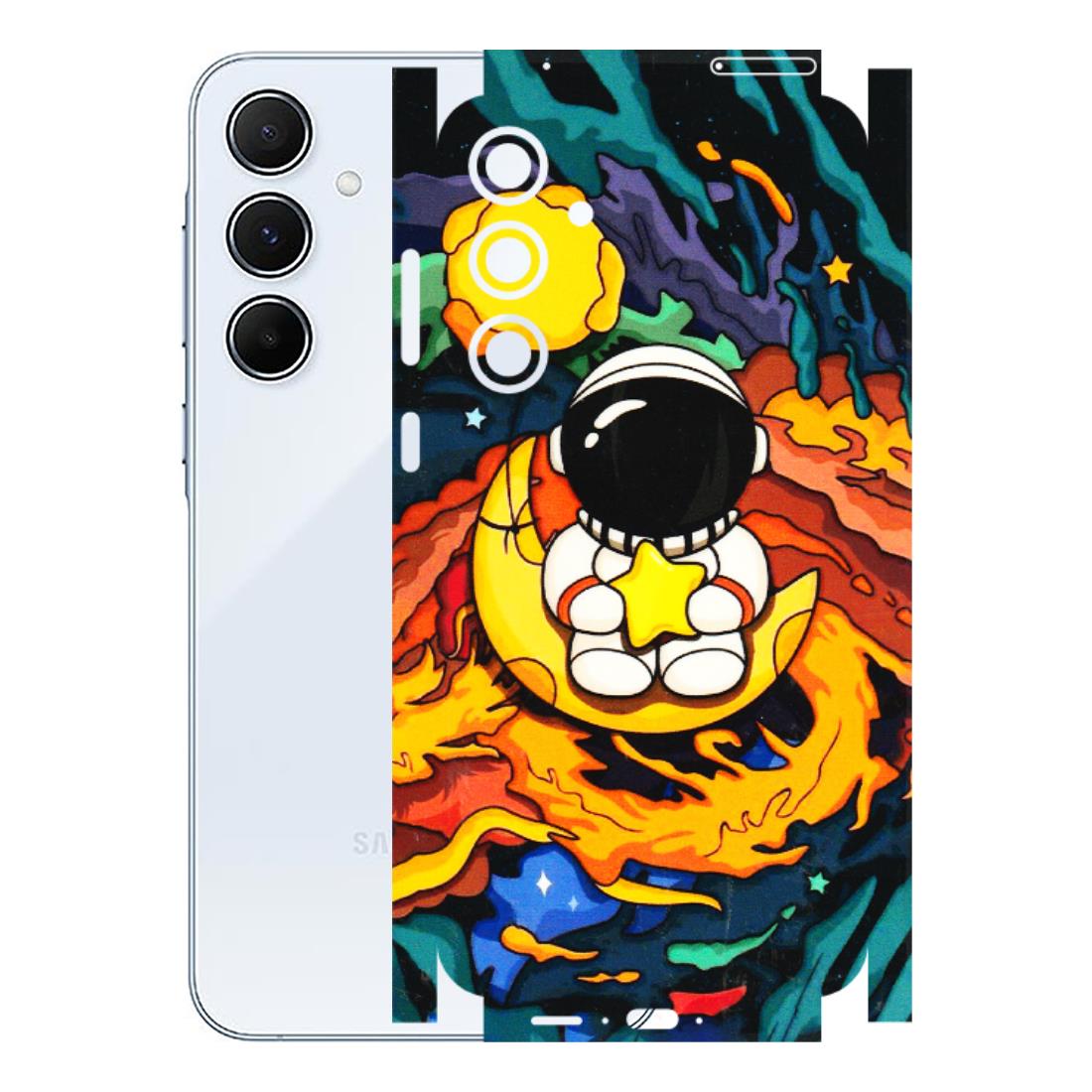 Samsung A/S Series Phone Skins (All Models) - Baby Astronaut - 3D Embossed Finish (L-197) Samsung Galaxy A55 (5G)