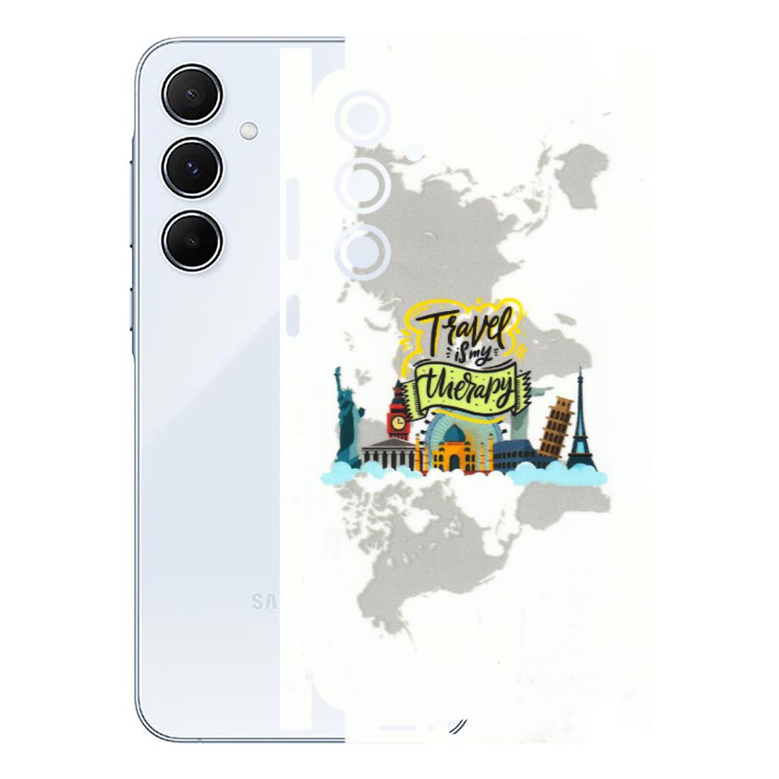 Samsung A/S Series Phone Skins (All Models) - Travel Therapy - 3D Embossed Finish (L-199) Samsung Galaxy A55 (5G)