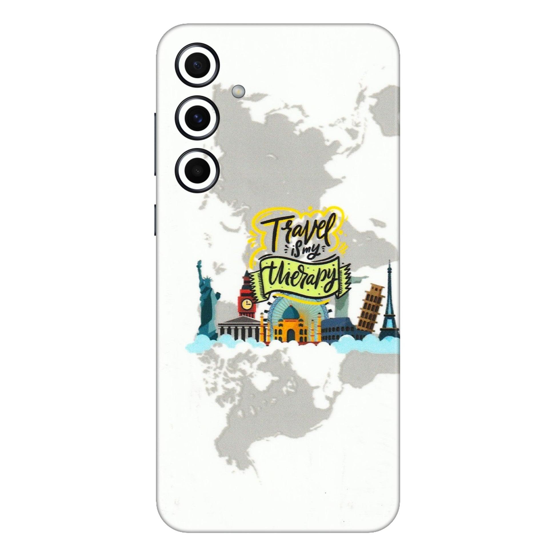 Samsung A/S Series Phone Skins (All Models) - Travel Therapy - 3D Embossed Finish (L-199) Samsung Galaxy A55 (5G)
