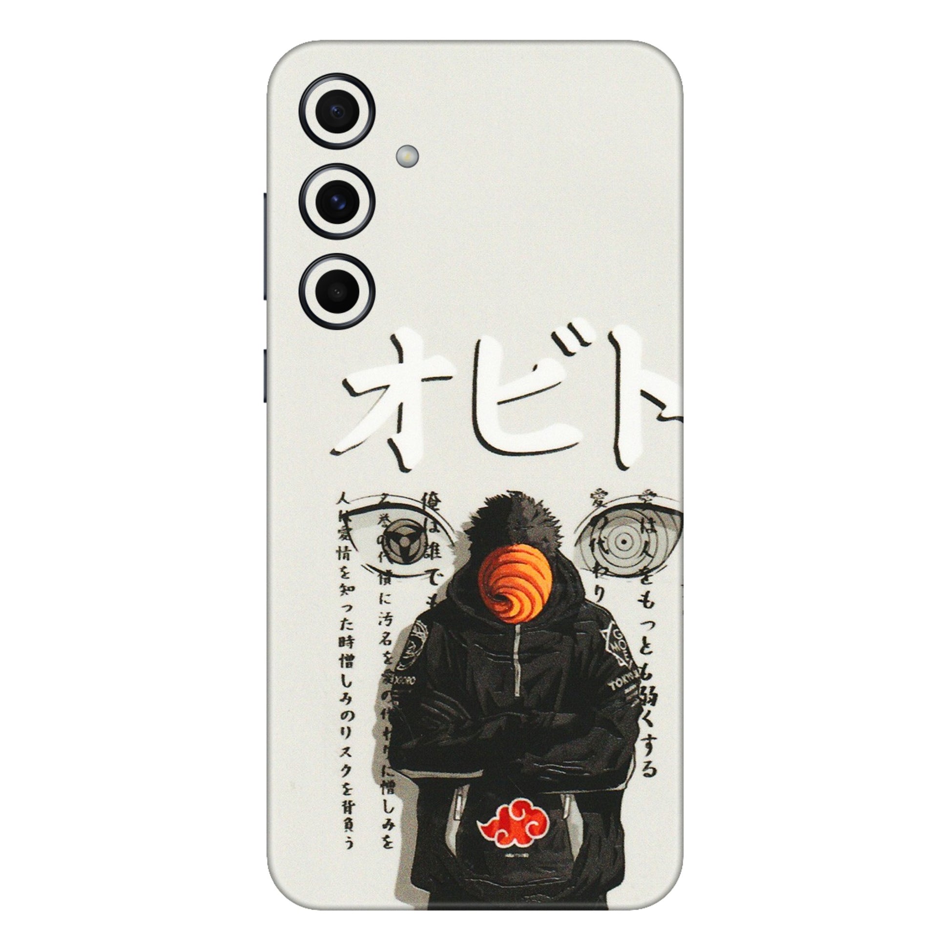 Samsung A/S Series Phone Skins (All Models) - Obito Anime Eye - 3D Embossed Finish (L-19) Samsung Galaxy A55 (5G)