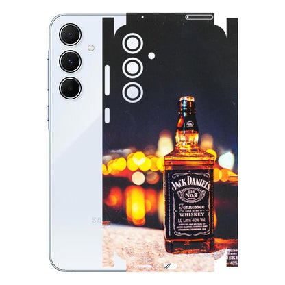 Samsung A/S Series Phone Skins (All Models) - JD Whiskey Bottle - 3D Embossed Finish (L-20) Samsung Galaxy A55 (5G)