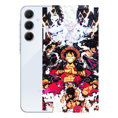 Samsung A/S Series Phone Skins (All Models) - Luffy Anime Character - 3D Embossed Finish (L-203) Samsung Galaxy A55 (5G)