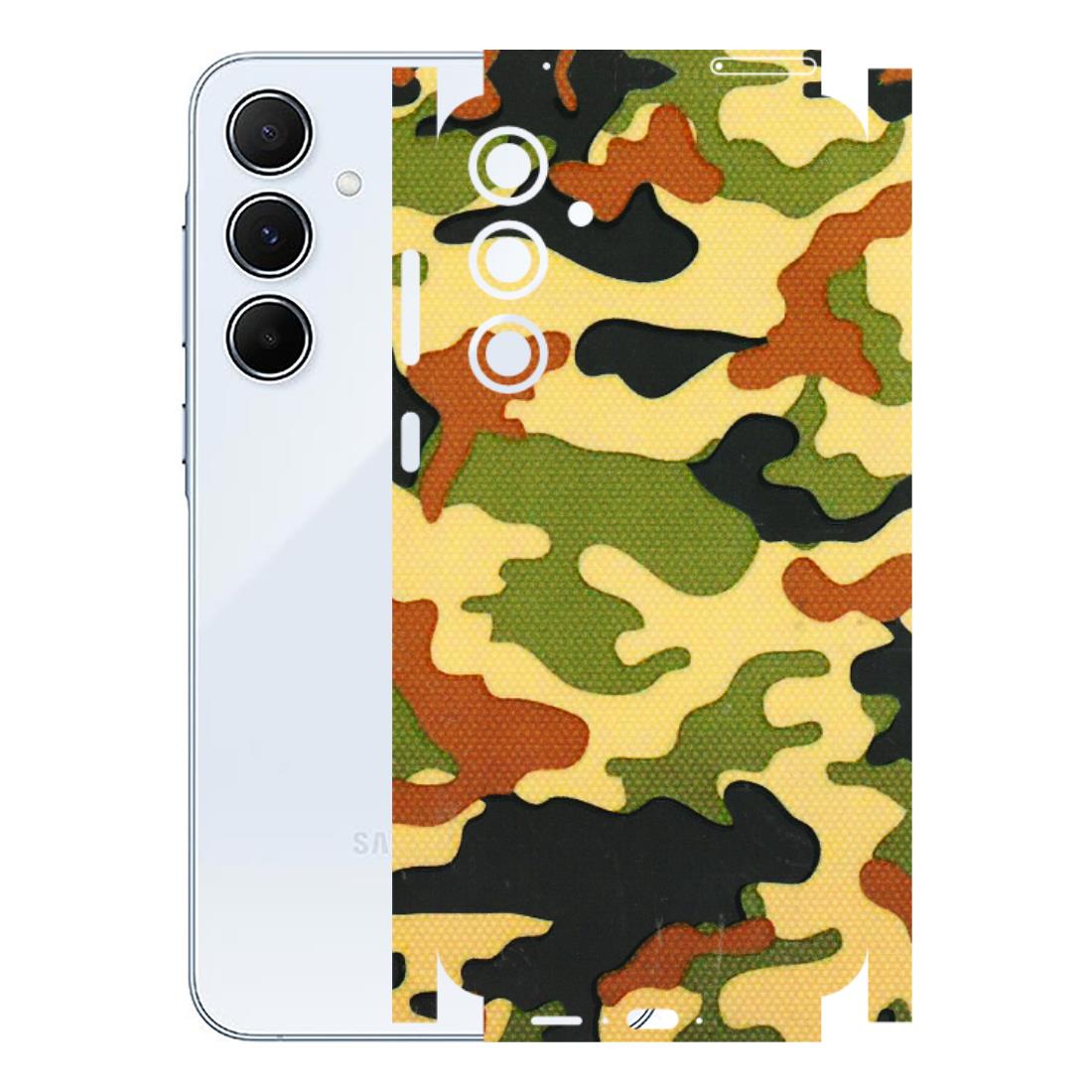 Samsung A/S Series Phone Skins (All Models) - Indian Military - 3D Embossed Finish (L-234) Samsung Galaxy A55 (5G)