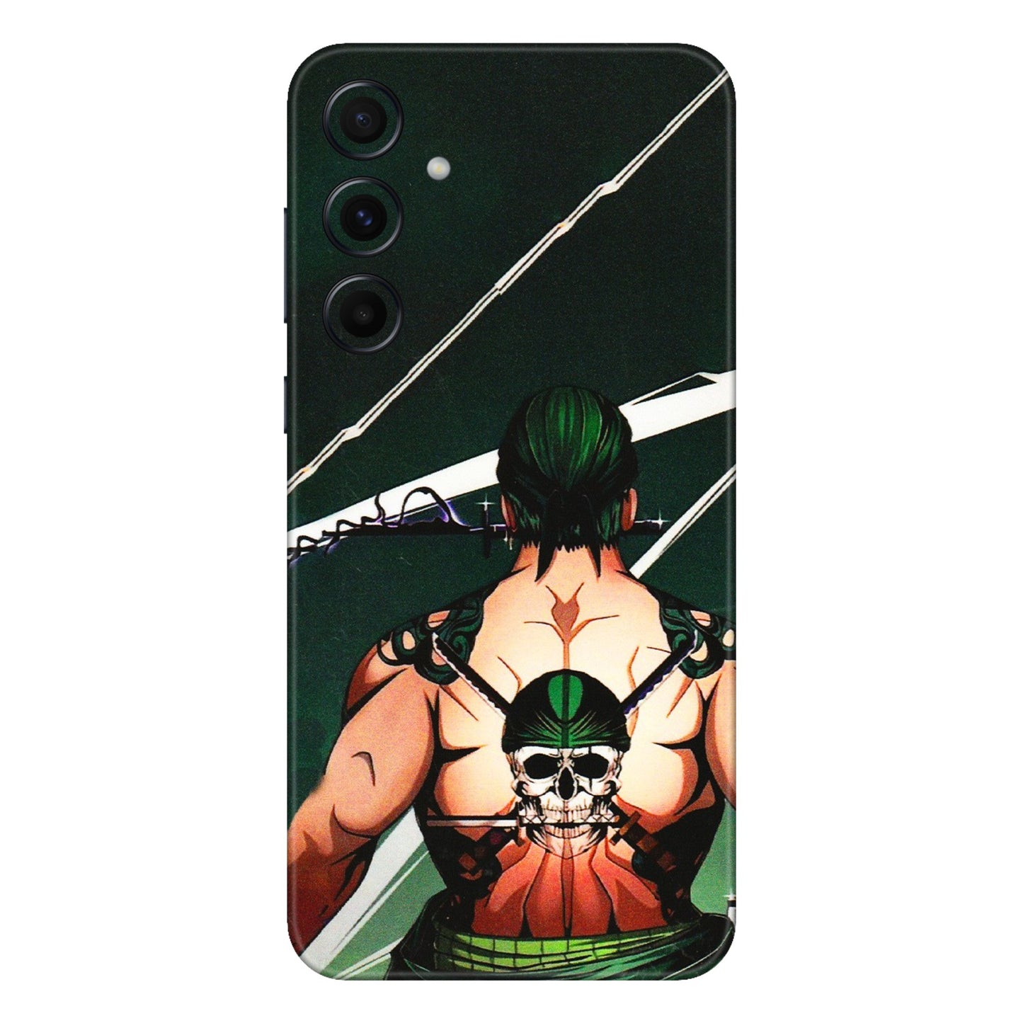 Samsung A/S Series Phone Skins (All Models) - Zoro Anime - 3D Embossed Finish (L-23) Samsung Galaxy A55 (5G)