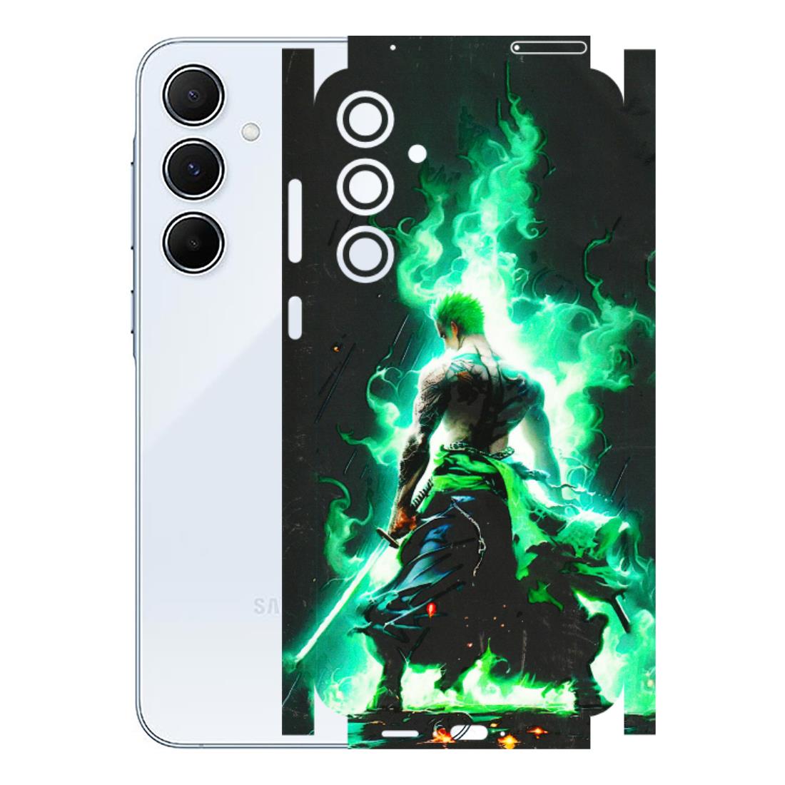 Samsung A/S Series Phone Skins (All Models) - Zoro Sword - 3D Embossed Finish (L-241) Samsung Galaxy A55 (5G)