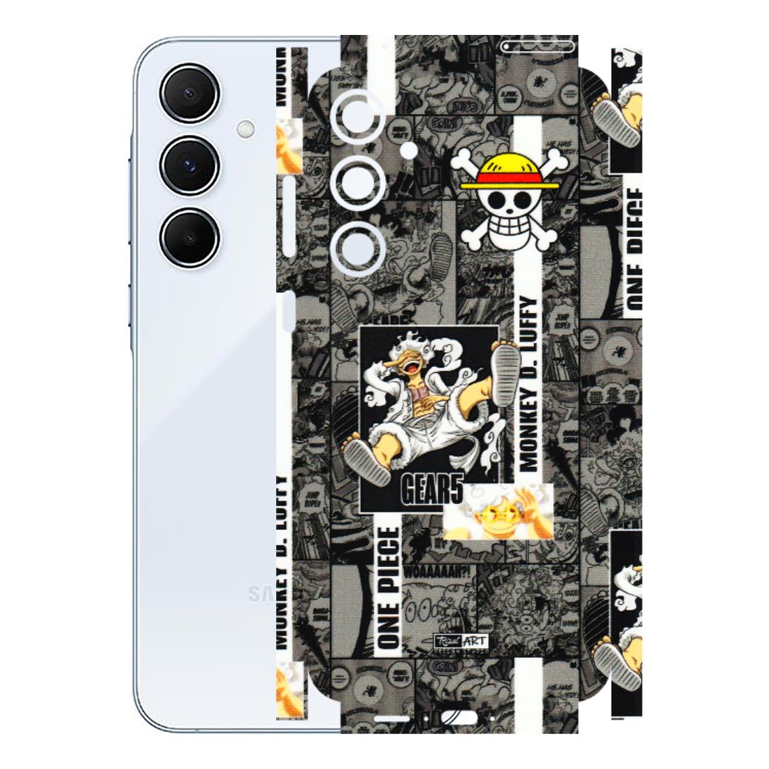 Samsung A/S Series Phone Skins (All Models) - Cuffy Anime MonkeyCamic - 3D Embossed Finish (L-242) Samsung Galaxy A55 (5G)