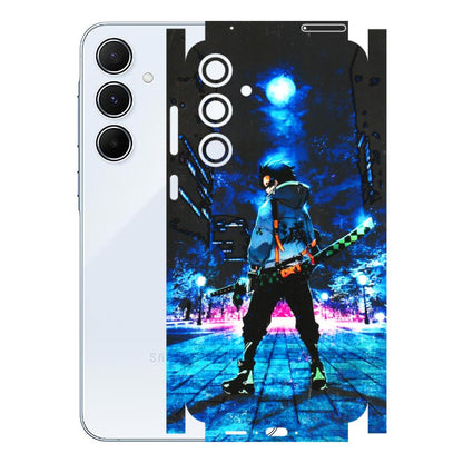 Samsung A/S Series Phone Skins (All Models) - Demon Slayer Sword - 3D Embossed Finish (L-247) Samsung Galaxy A55 (5G)